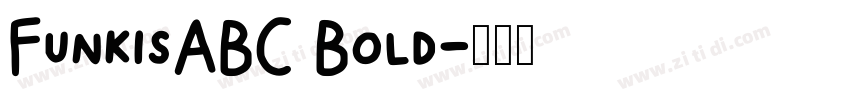 FunkisABC Bold字体转换